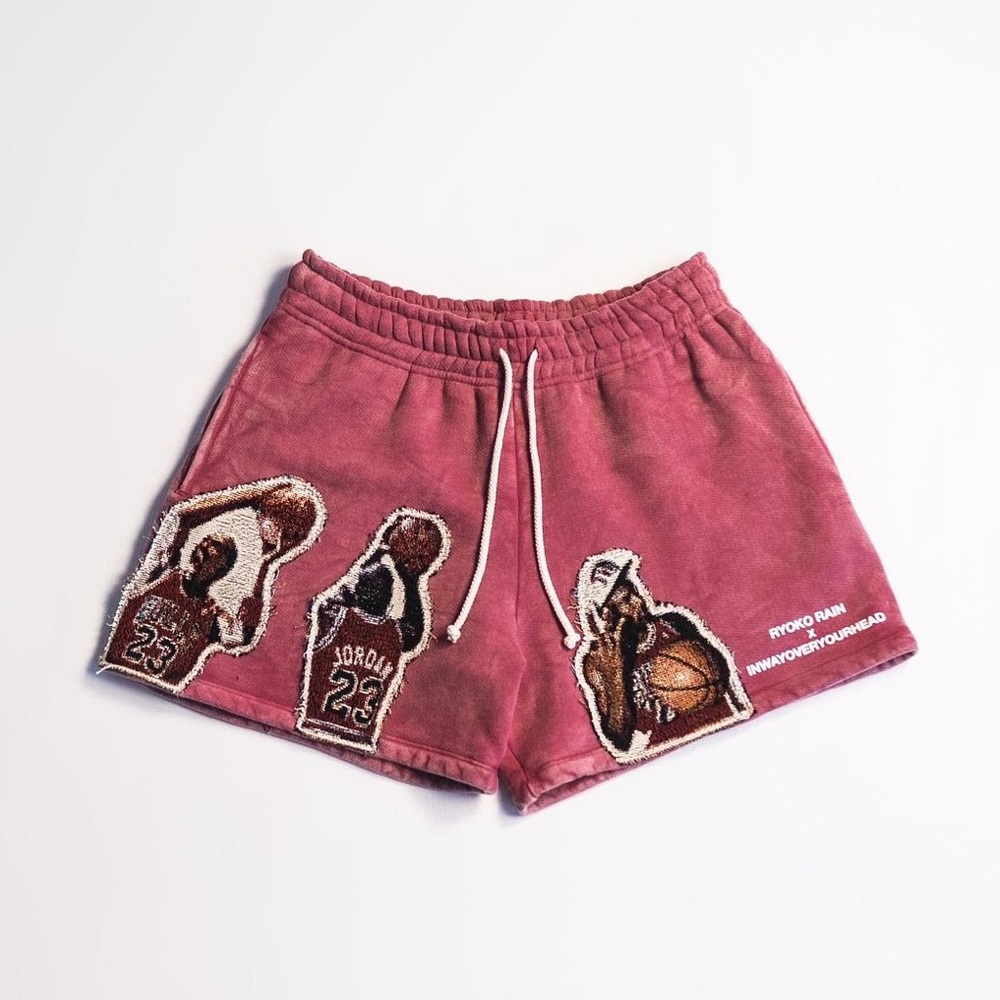 Ryoko Rain x In Way Over Your Head Michael Jordan Shorts
